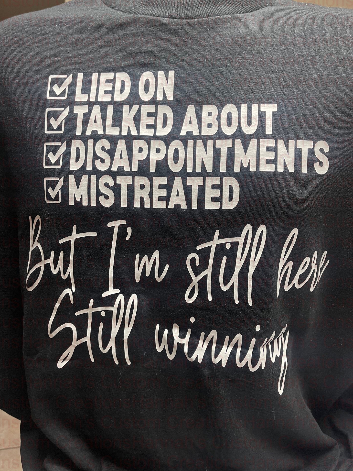 Black encouragement shirt